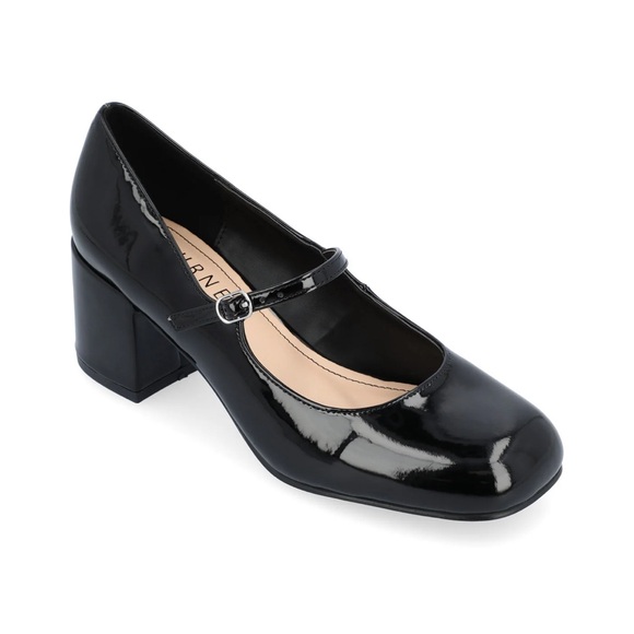 Journee Collection Shoes - JOURNEE OKENNA MARY JANE PUMP HEELS IN  BLACK PATENT      US 7   …